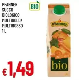 IperFamila Pfanner succo biologico multigold/ multirosso offerta