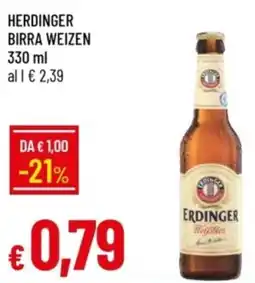 IperFamila Herdinger birra weizen offerta