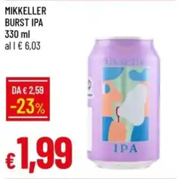 IperFamila Mikkeller burst IPA offerta