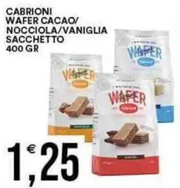 Vantaggio Cash&Carry Cabrioni wafer cacao/ nocciola/vaniglia sacchetto offerta