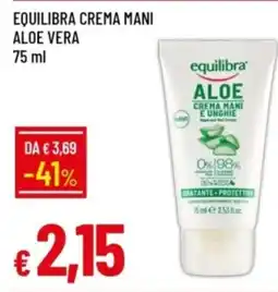 IperFamila Equilibra crema mani aloe vera offerta