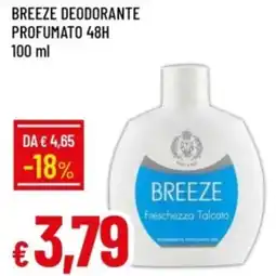 IperFamila Breeze deodorante profumato 48H offerta