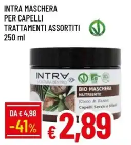 IperFamila Intra maschera per capelli trattamenti assortiti offerta
