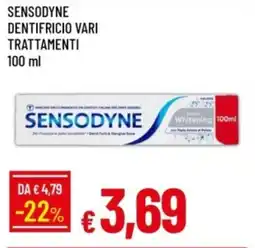 IperFamila Sensodyne dentifricio vari trattamenti offerta