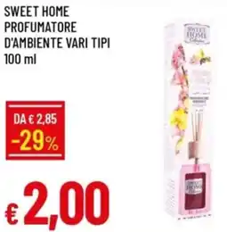 IperFamila Sweet home profumatore d'ambiente vari tipi offerta