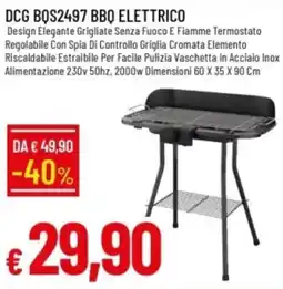 IperFamila DCG BQS2497 BBQ elettrico offerta
