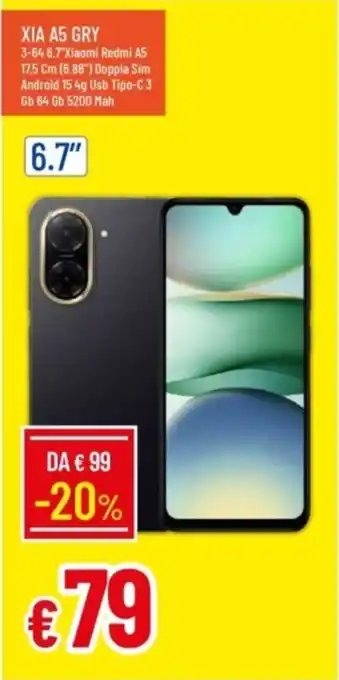 IperFamila Xia A5 gry offerta