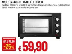 IperFamila Ardes AR6231B forno elettrico offerta