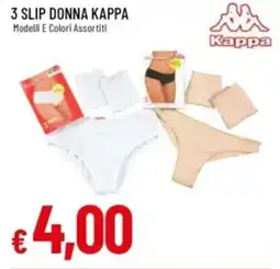 IperFamila 3 slip donna KAPPA offerta