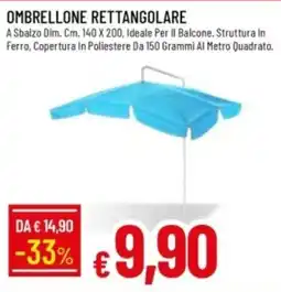 IperFamila Ombrellone rettangolare offerta
