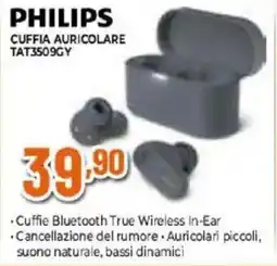 Expert PHILIPS CUFFIA AURICOLARE TAT3509GY offerta