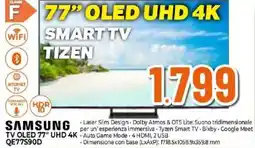 Expert SAMSUNG TV OLED 77" UHD 4K QE77590D offerta