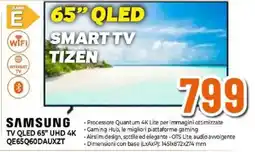 Expert SAMSUNG TV QLED 65" UHD 4K QE65Q60DAUXZT offerta