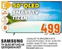 Expert SAMSUNG TV QLED 50"UHD 4K QE50Q60DAUXZT offerta
