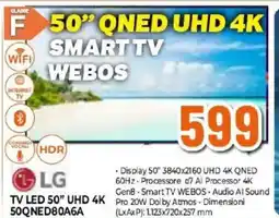 Expert LG TV LED 50" UHD 4K 50QNED80A6A offerta