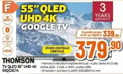 Expert THOMSON TV QLED 55" UHD 4K 55QG5C14 offerta