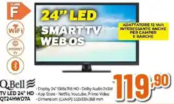 Expert Q.Bell TV LED 24" HD QT24HWD7A offerta