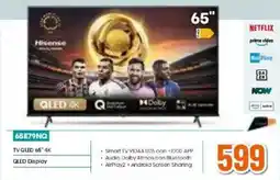 Expert Hisense TV QLED 65" 4K QLED Display offerta