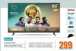 Expert Hisense Smart TV 50" 4K Dolby Vision/HDR 10+/HLG offerta