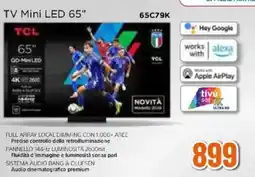 Expert TCL TV Mini LED 65" offerta