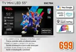 Expert TCL TV Mini LED 55" offerta