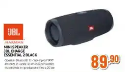 Expert JBL harman mini speaker jbl charge essential 2 black offerta