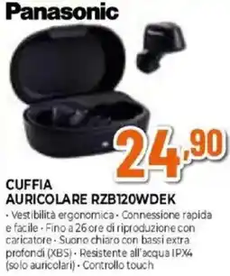 Expert Panasonic cuffia auricolare RZB120WDEK offerta