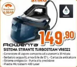 Expert Rowenta SISTEMA STIRANTE TURBOSTEAM VR8322 offerta