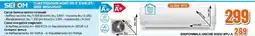 Expert SEKOM CLIMATIZZATORE MONO SPLIT 12.000 BTU SERIE SM124AF4KIT offerta