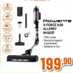 Expert Rowenta X-FORCE 9.60 ALLERGY RH2037 offerta