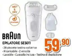 Expert BRAUN EPILATORE SE5011 offerta