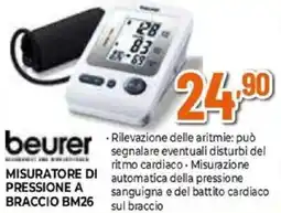 Expert beurer MISURATORE DI PRESSIONE A BRACCIO BM26 offerta