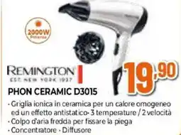 Expert Remington phon ceramic D3015 offerta