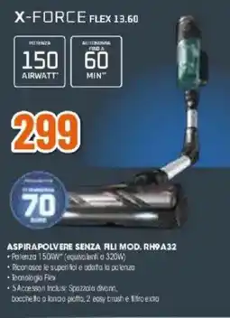 Expert Rowenta ASPIRAPOLVERE SENZA ALI MOD. RH9A32 offerta