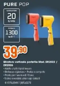 Expert Rowenta Stiratore verticale portatile Mod. DR2022 / DR2026 offerta