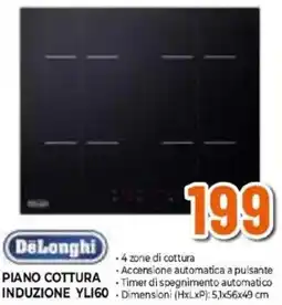 Expert DeLonghi piano cottura induzione YLI60 offerta