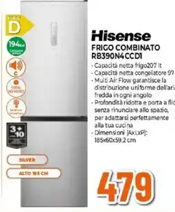 Expert Hisense FRIGO COMBINATO RB390N4CCD1 offerta