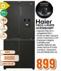 Expert Haier FRIGO 4 PORTE HCR7818DWPT offerta
