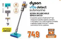 Expert Dyson scopa ricaricabile senza sacco offerta