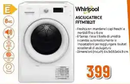 Expert Whirlpool ASCIUGATRICE FFTM1182IT offerta