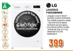 Expert LG LAVATRICE F4NX1009 NWB offerta