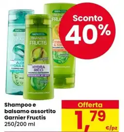 Despar Shampoo e balsamo assortito Garnier Fructis offerta