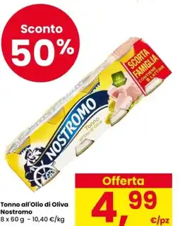 Eurospar Tonno all'Olio di Oliva Nostromo offerta