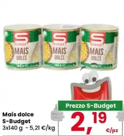 Despar Mais dolce S-Budget offerta