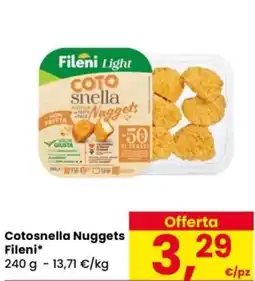 Despar Cotosnella Nuggets Fileni offerta