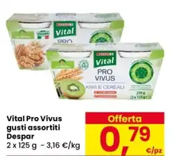 Despar Vital Pro Vivus gusti assortiti Despar offerta