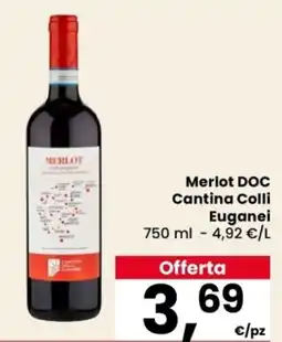 Despar Merlot DOC Cantina Colli Euganei offerta