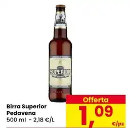 Despar Birra Superior Pedavena offerta