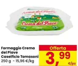 Despar Formaggio Crema del Piave Caseificio Tomasoni offerta
