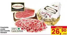 Despar Prosciutto crudo Don Camillo Gardani offerta
